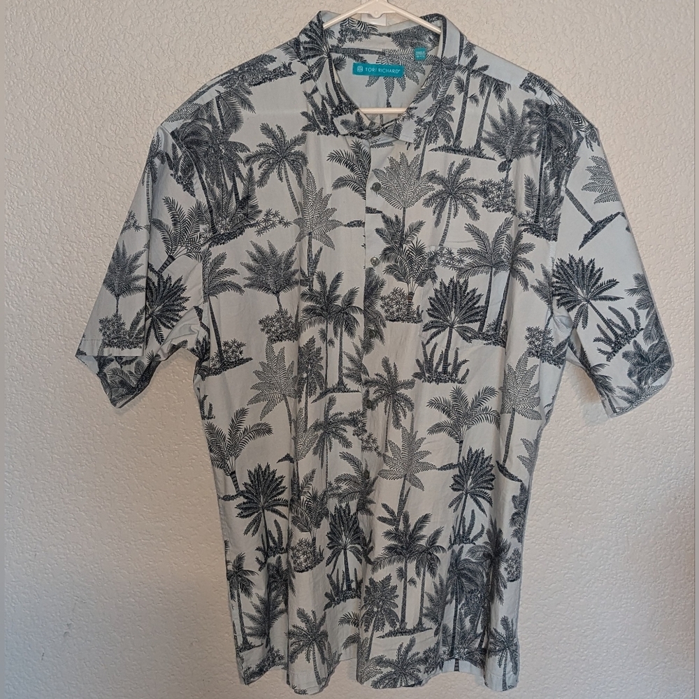 Tori Richard Hawaiian Button Down Shirt. size 2XL